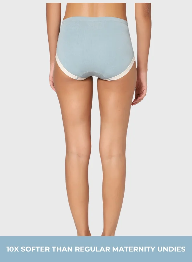 Intimate Queen Pack Of 2 Yew Tree Bae Maternity Briefs – Silky Soft, Antibacterial Calm, Full-Coverage Comfort for Bump & Skin (Pack Of 2) for Women | Best Price UAE