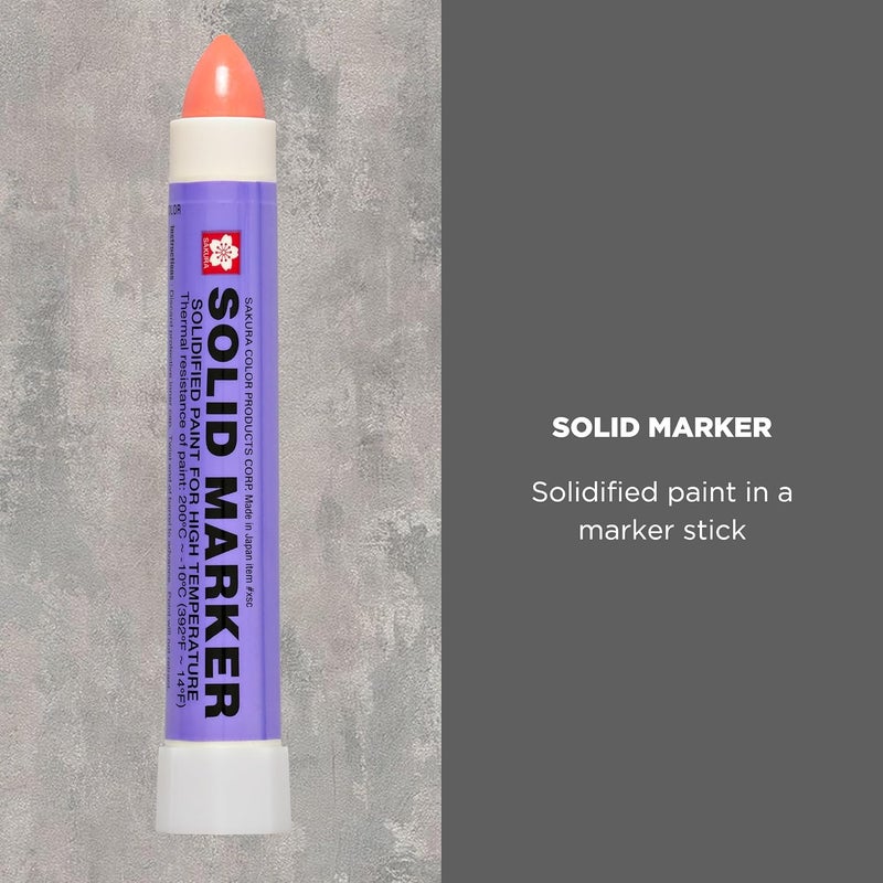 SAKURA SOLID MARKER , The Original Solidified Paint Marker, Orange (46587) - Image 2