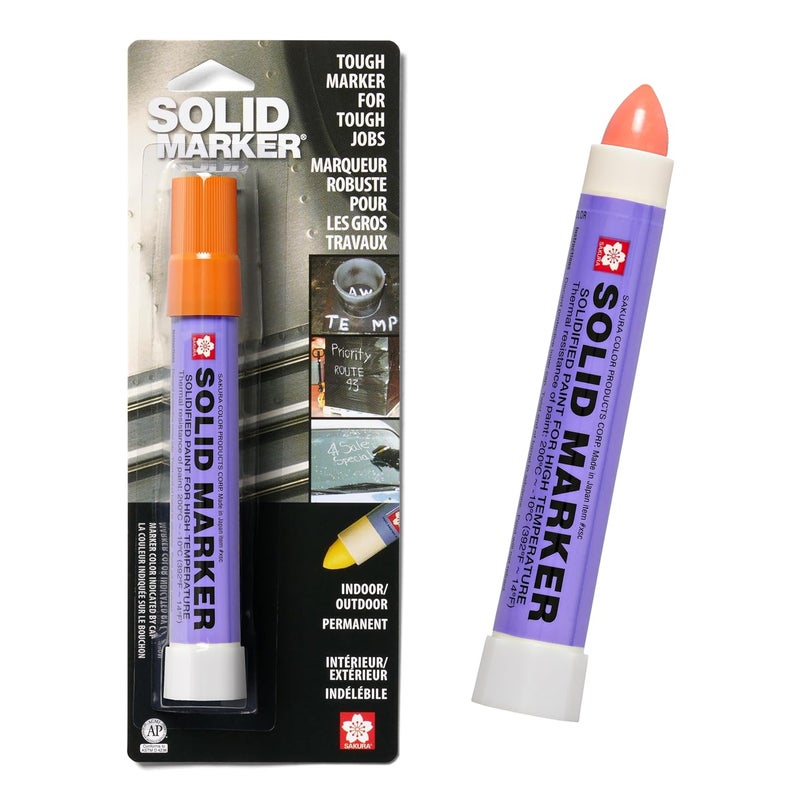 SAKURA SOLID MARKER , The Original Solidified Paint Marker, Orange (46587) - Image 1