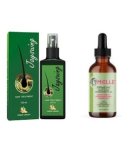 Jaysuing Rosemary Mint Scalp & Hair Strengthening Oil 59 ml + Ginger spray 120ml  - Image 1