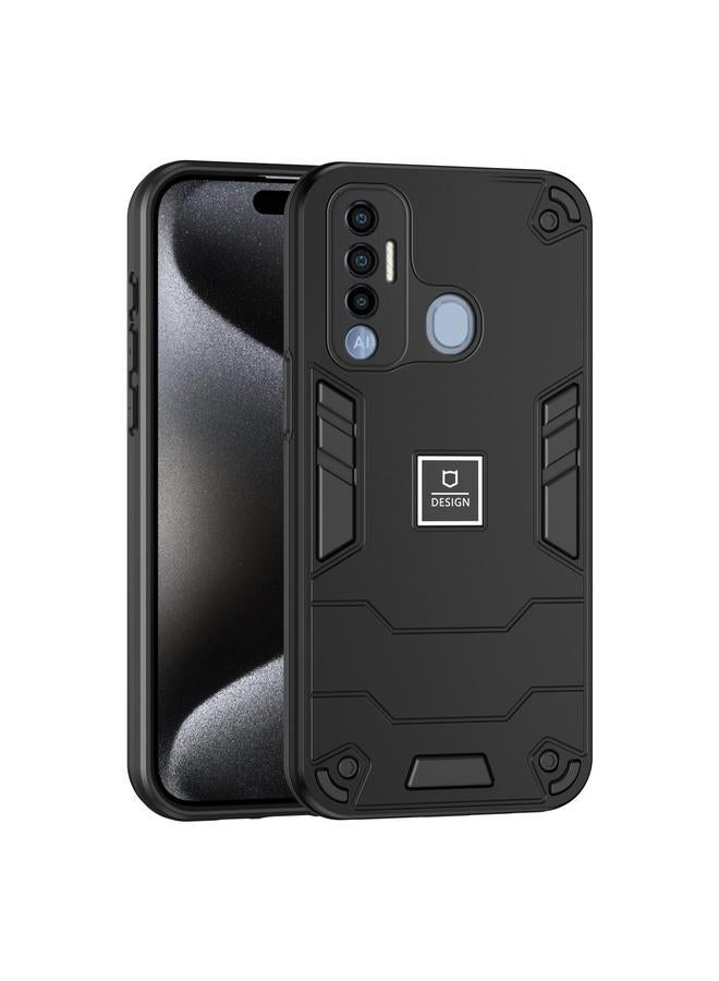 erorex Case For Tecno Spark 7 Pro 2 in 1 Shockproof Phone Case - Image 1