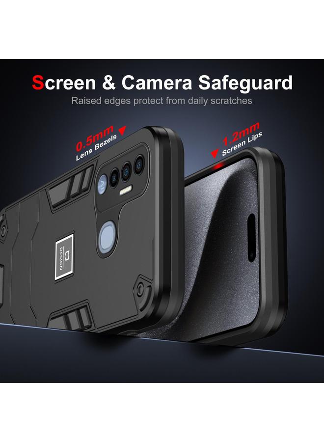 erorex Case For Tecno Spark 7 Pro 2 in 1 Shockproof Phone Case - Image 2