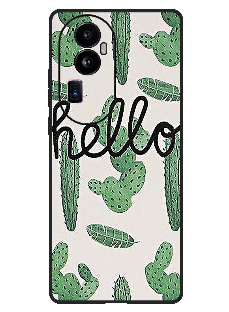 Theodor Protective Case Anti Scratch Shock Proof Bumper Cover For Oppo Reno 10 Pro Plus Hello - Image 1