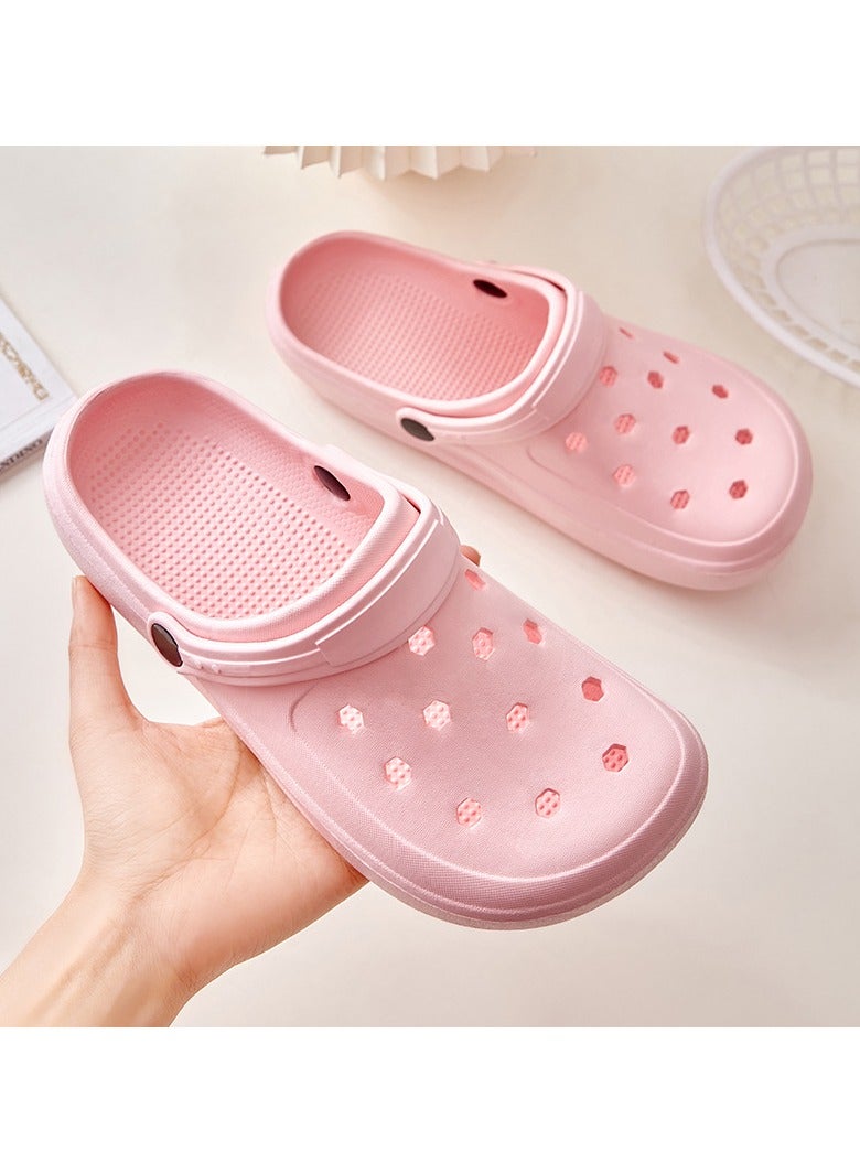 Jorunb Unisex Adult Shoes with Buckle Sports Sandals Outdoor Indoor Slippers Lightweight Garden Clogs Hiking Shoes Water Beach Shoes Male Pink - Image 2