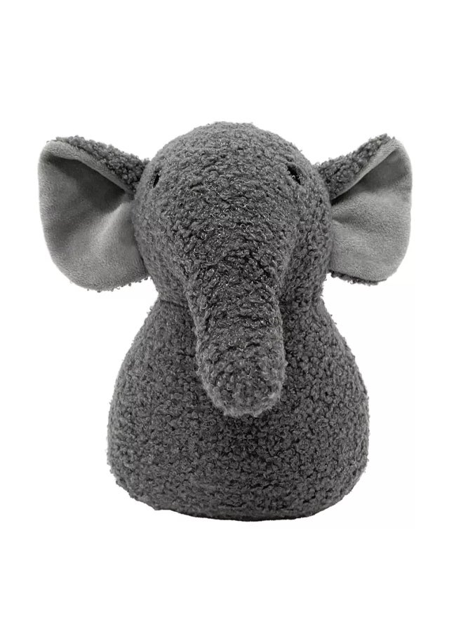 LUANCE Elephant Shaped Weighted Door Stop Anthracite Grey 9 x 7.8 x 7 Inch 4015936 - Image 2