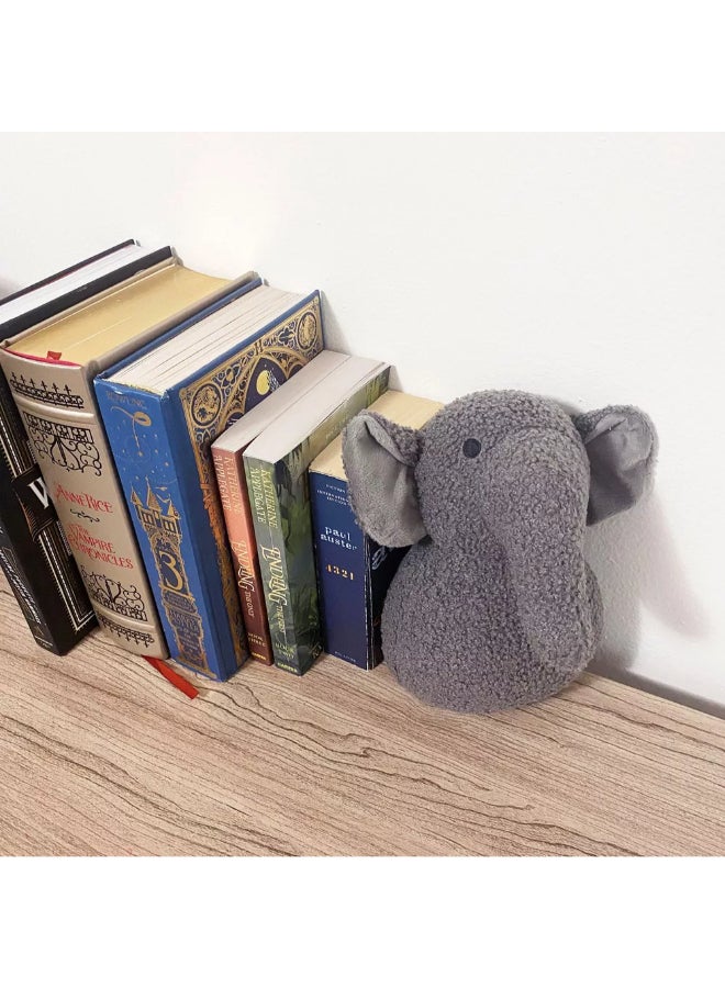 LUANCE Elephant Shaped Weighted Door Stop Anthracite Grey 9 x 7.8 x 7 Inch 4015936 - Image 5