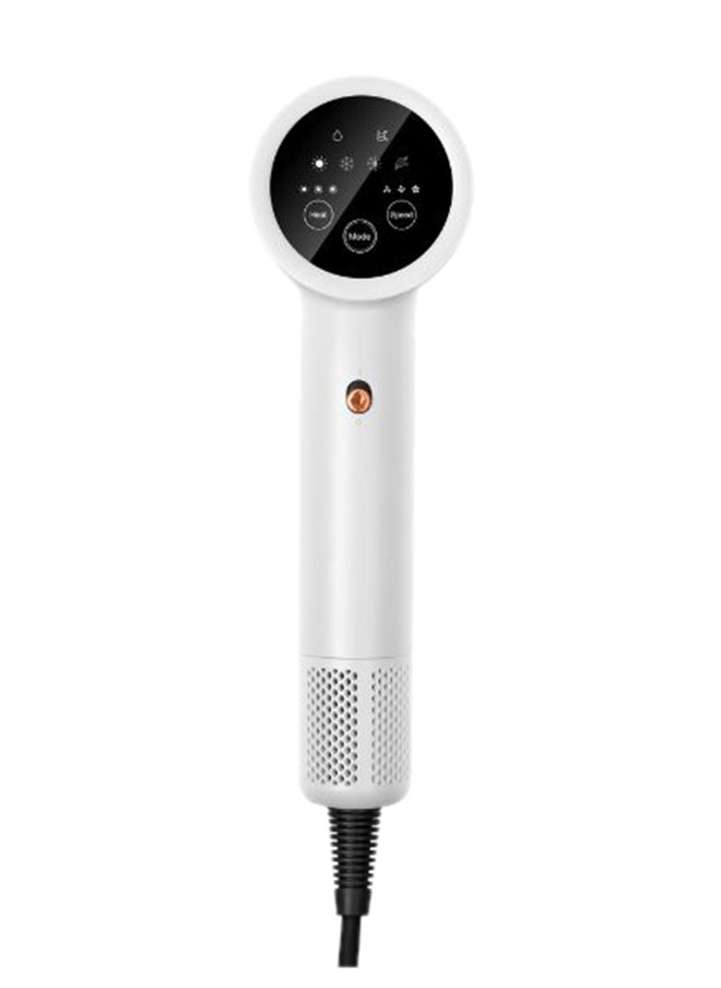 F7 Ultrasonic Hair Dryer With Touch Display Nano Ion Technology Heat Control Lightweight And Quiet