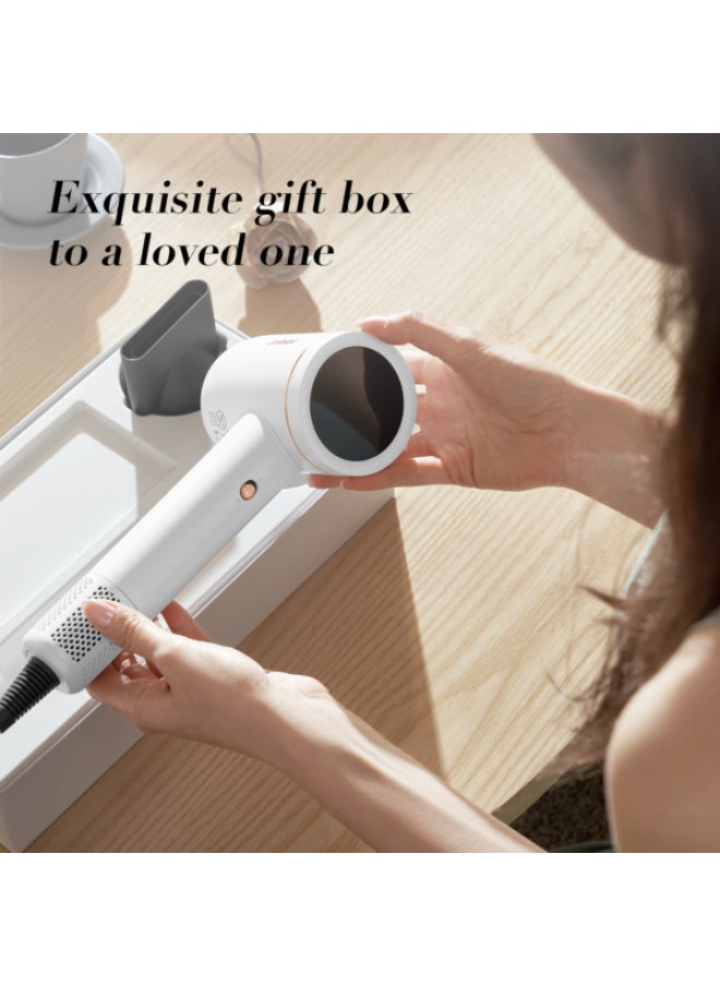 F7 Ultrasonic Hair Dryer With Touch Display Nano Ion Technology Heat Control Lightweight And Quiet
