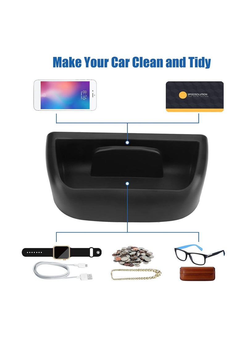 Dash Organizer Tray Center Console Dash Storage Tray for Ford Bronco Sport 2021 2022 2023, Dashboard Storage Box Insert Accessories, Console Dashboard Organizer with GPS Cellphone Holder