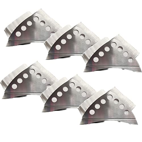 EVK® Stainless Steel Napkin Tissue Paper Holder and Dispenser with Round Holes for Kitchen, Restaurant, Office, Dining Table, Café, Hotels, Tissue Napkin Stand Pack of 6 (Tissue Holder 06|Silver) - Image 2