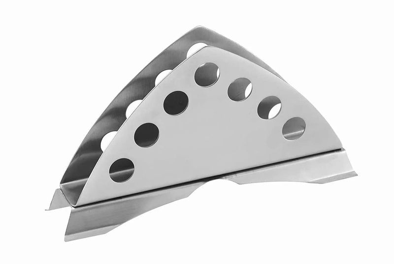 EVK® Stainless Steel Napkin Tissue Paper Holder and Dispenser with Round Holes for Kitchen, Restaurant, Office, Dining Table, Café, Hotels, Tissue Napkin Stand Pack of 6 (Tissue Holder 06|Silver) - Image 4