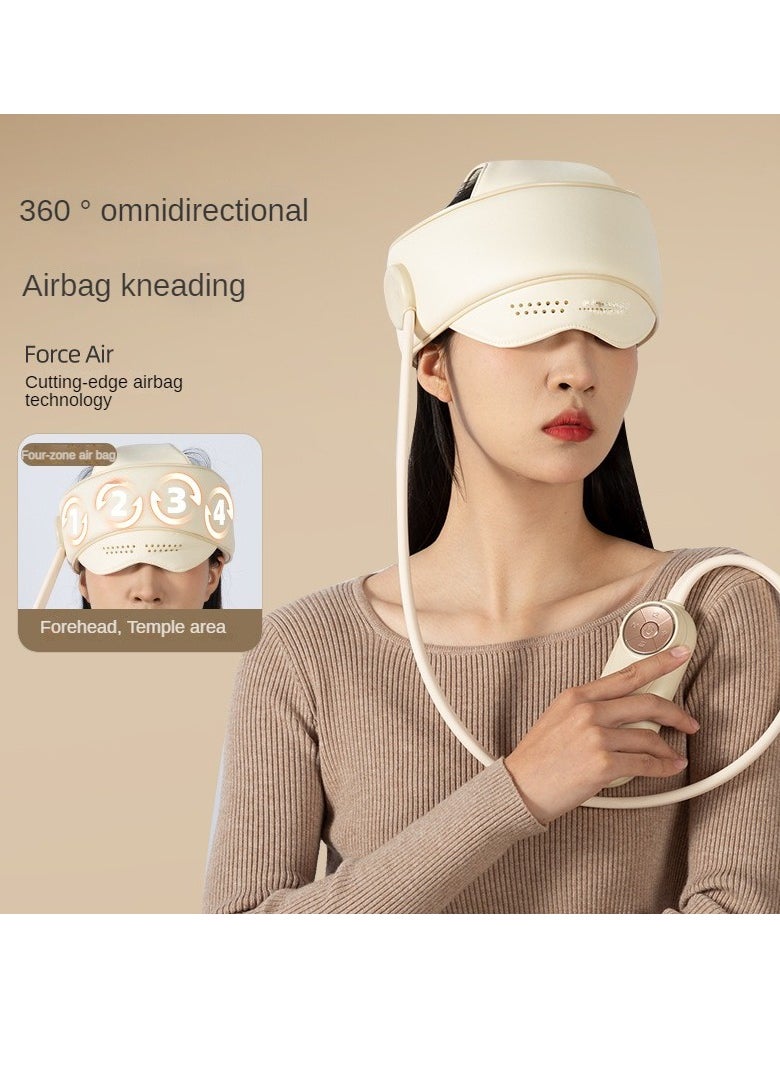 Head Massager Headache Stress Reducer Kneading Smart Head Massager Electric Home Sleeping Head Massager (USB Charging Model)