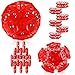 RoomyRoc Magnetic Fidget Sphere Pentagons Magnets Balls 12 Piece Set Crystal Red Magnet Fidgets Toy Creativity Beyond Imagination Inspirational Recreational Desk Toys for Adults - Image 2