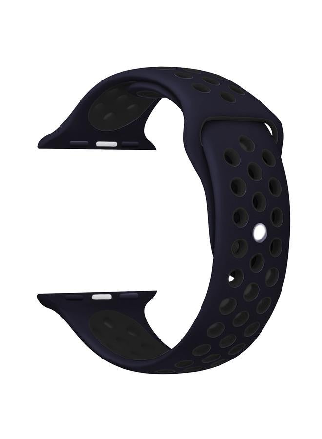 erorex Replacement Band For Apple Watch Series 10 42mm / 9&8&7 41mm / SE 3&SE 2&6&SE&5&4 40mm / 3&2&1 38mm Fashionable Classical Silicone Sport Watch Band - Image 4