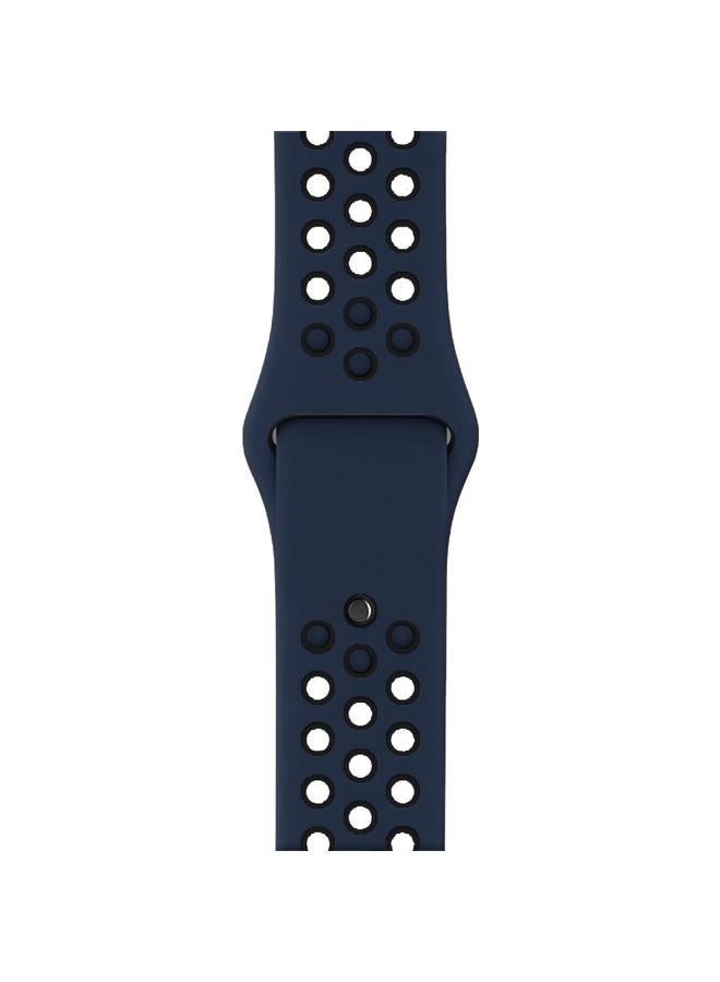 erorex Replacement Band For Apple Watch Series 10 42mm / 9&8&7 41mm / SE 3&SE 2&6&SE&5&4 40mm / 3&2&1 38mm Fashionable Classical Silicone Sport Watch Band - Image 3