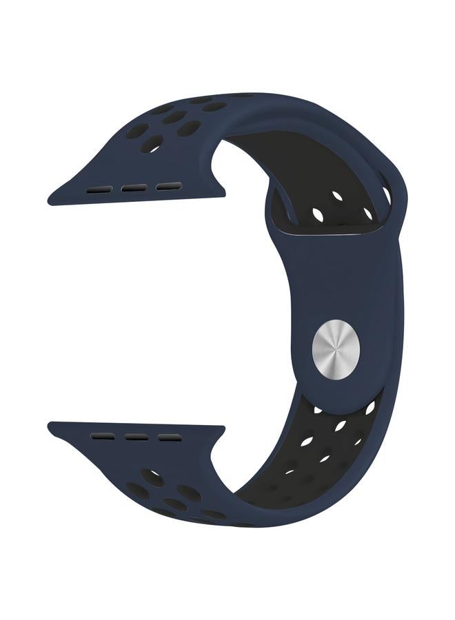 erorex Replacement Band For Apple Watch Series 10 42mm / 9&8&7 41mm / SE 3&SE 2&6&SE&5&4 40mm / 3&2&1 38mm Fashionable Classical Silicone Sport Watch Band - Image 5