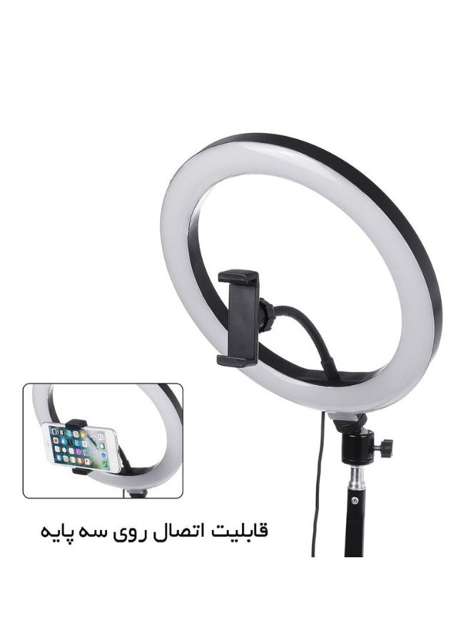 MJ30 soft ring light Selfie Desktop LED Ring Light RGB Color Light for Vlog YouTube Portrait Photography - Image 2