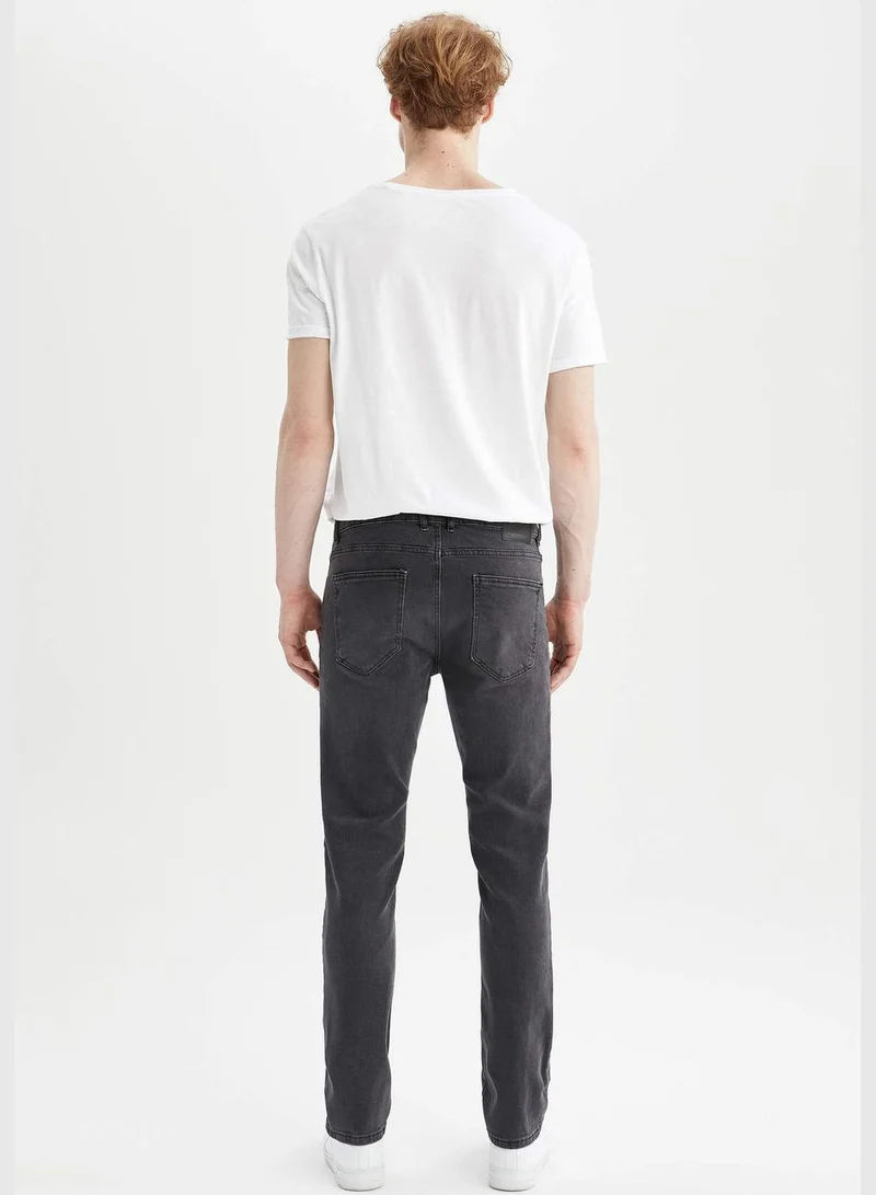 DeFacto Regular Fit Straight Leg Jean Trousers