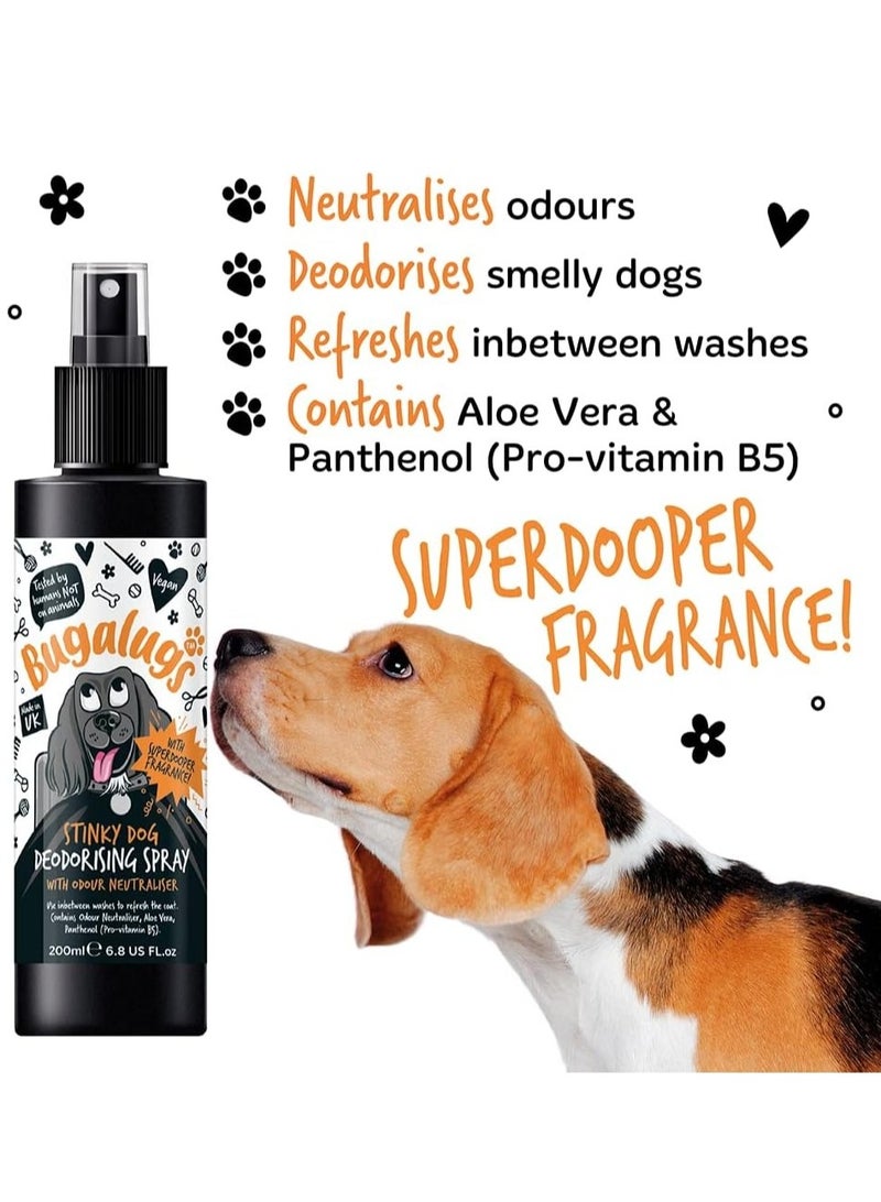 BUGALUGS Stinky Dog Deodorising Spray 200ml (6.8 Fl Oz) - Image 3
