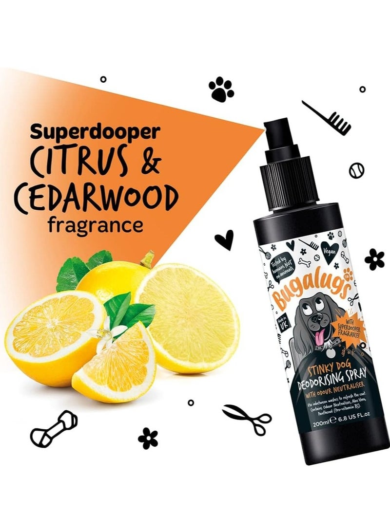 BUGALUGS Stinky Dog Deodorising Spray 200ml (6.8 Fl Oz) - Image 2