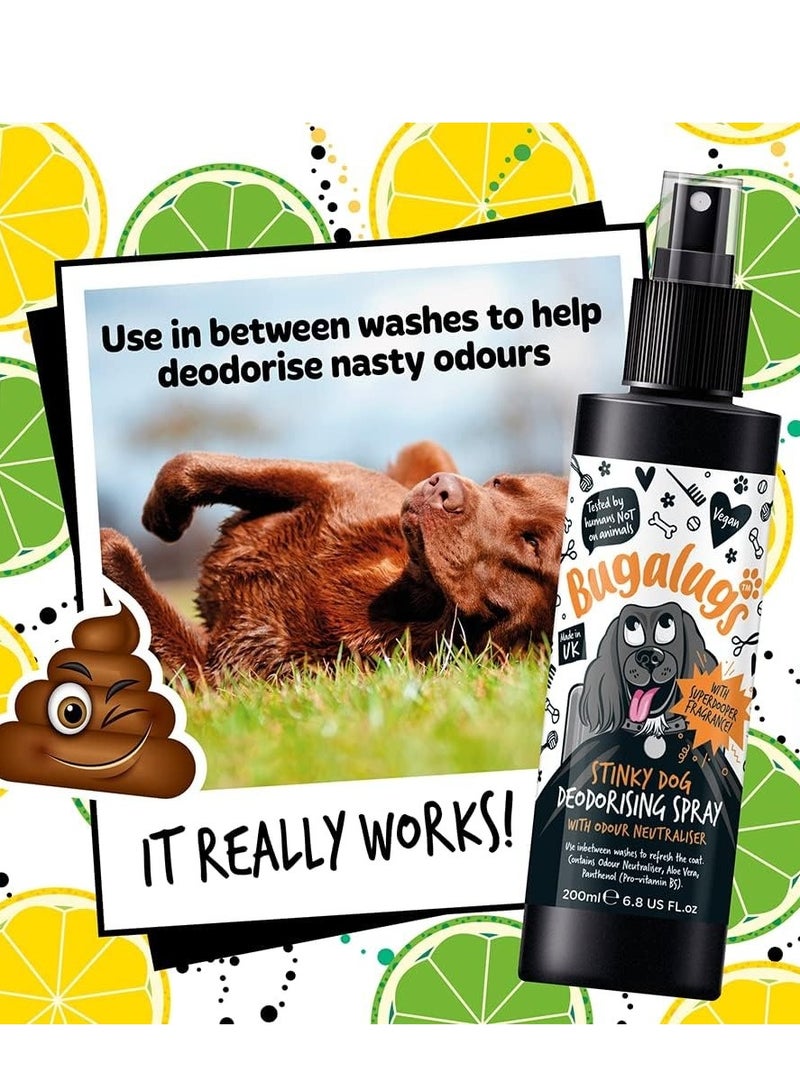 BUGALUGS Stinky Dog Deodorising Spray 200ml (6.8 Fl Oz) - Image 4