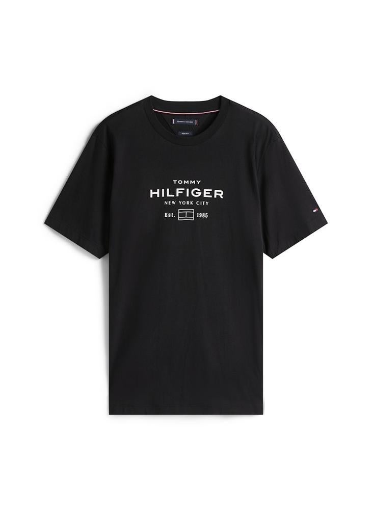 TOMMY HILFIGER Graphic Logo Crew Neck T-Shirt - Image 5
