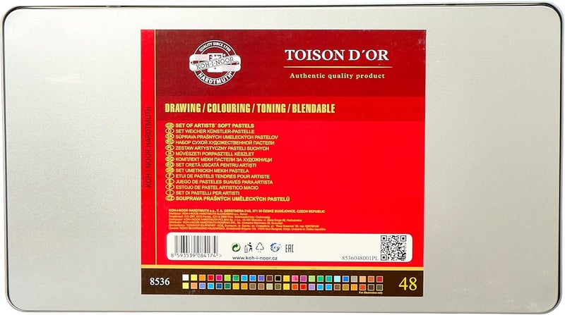 KOH-I-NOOR 8536 Soft Pastels - 48 Pieces - Image 2