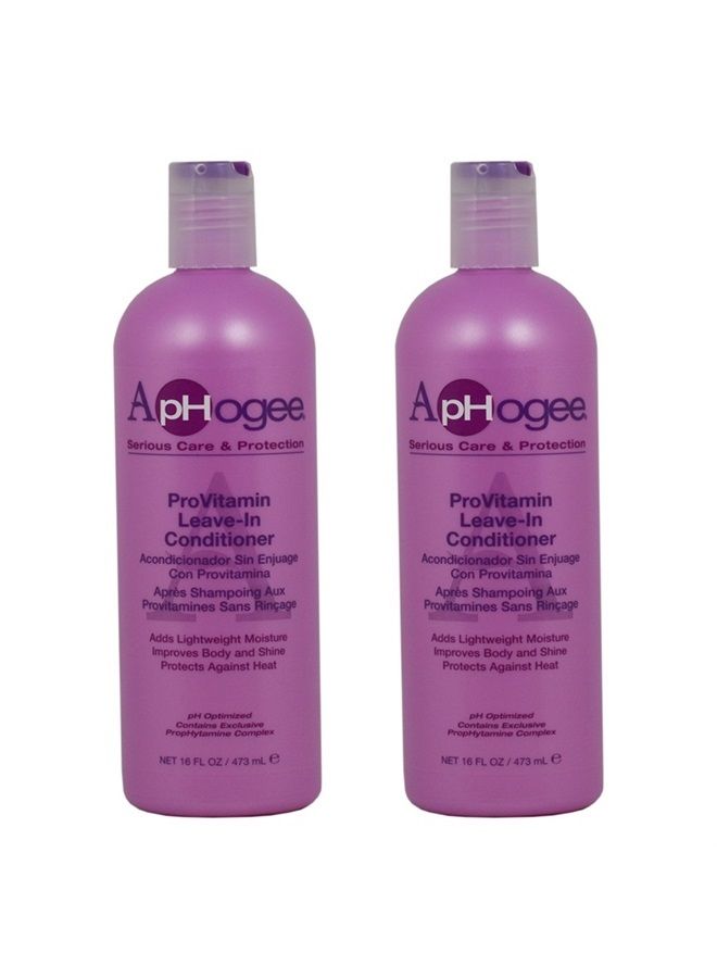 ApHogee ProVitamin Leave-In Conditioner 16oz Pack of 2