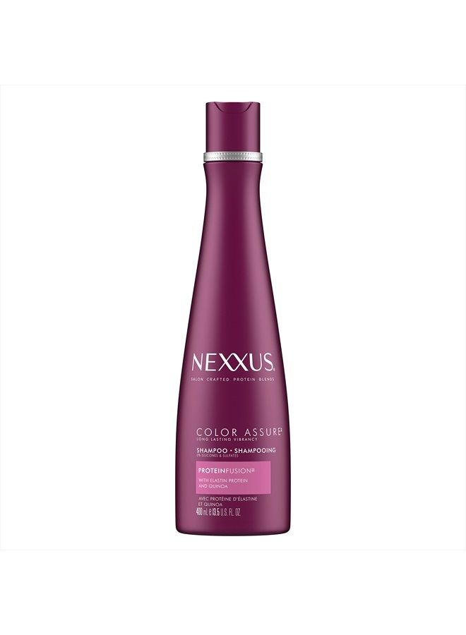 Nexxus Hair Color Assure Sulfate-Free Shampoo For Color Treated Hair with ProteinFusion, Color Shampoo 13.5 oz - Image 1