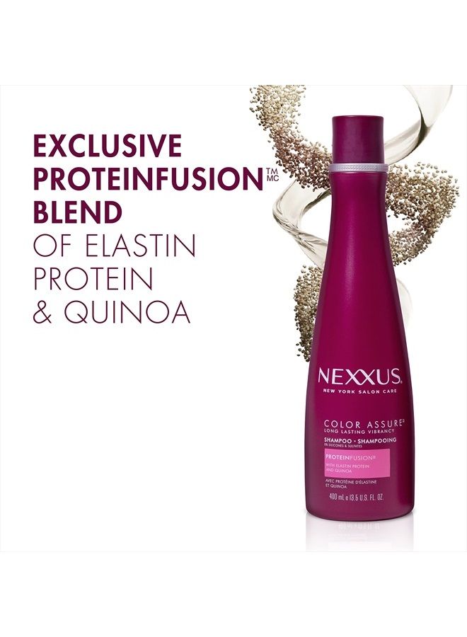 Nexxus Hair Color Assure Sulfate-Free Shampoo For Color Treated Hair with ProteinFusion, Color Shampoo 13.5 oz - Image 5