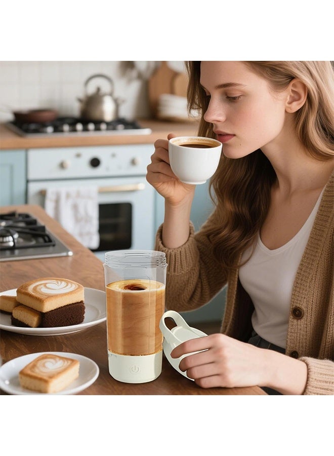 RollsTimi  Electric Protein Shaker Bottle, 400ML BPA-Free Workout Blender Bottle, USB Rechargeable Portable Gym Mixer for Shakes and Meal Replacements - Image 5