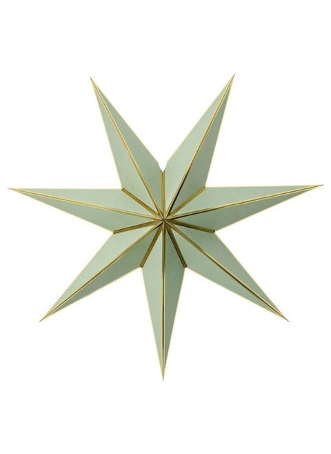 Lamp shade green gold colour 70 cm