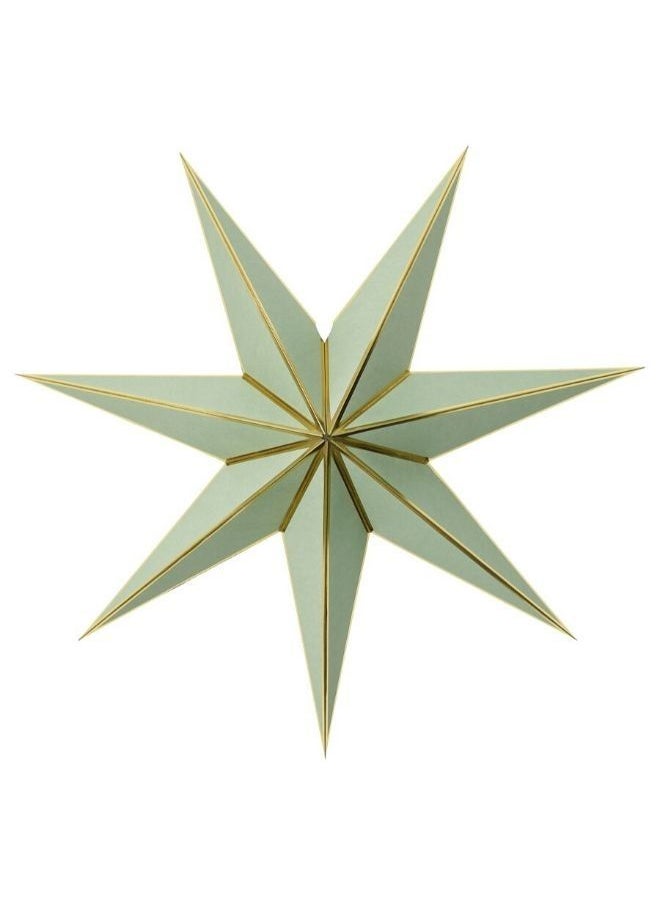 Y&D - Lamp shade green gold colour 70 cm - Image 1