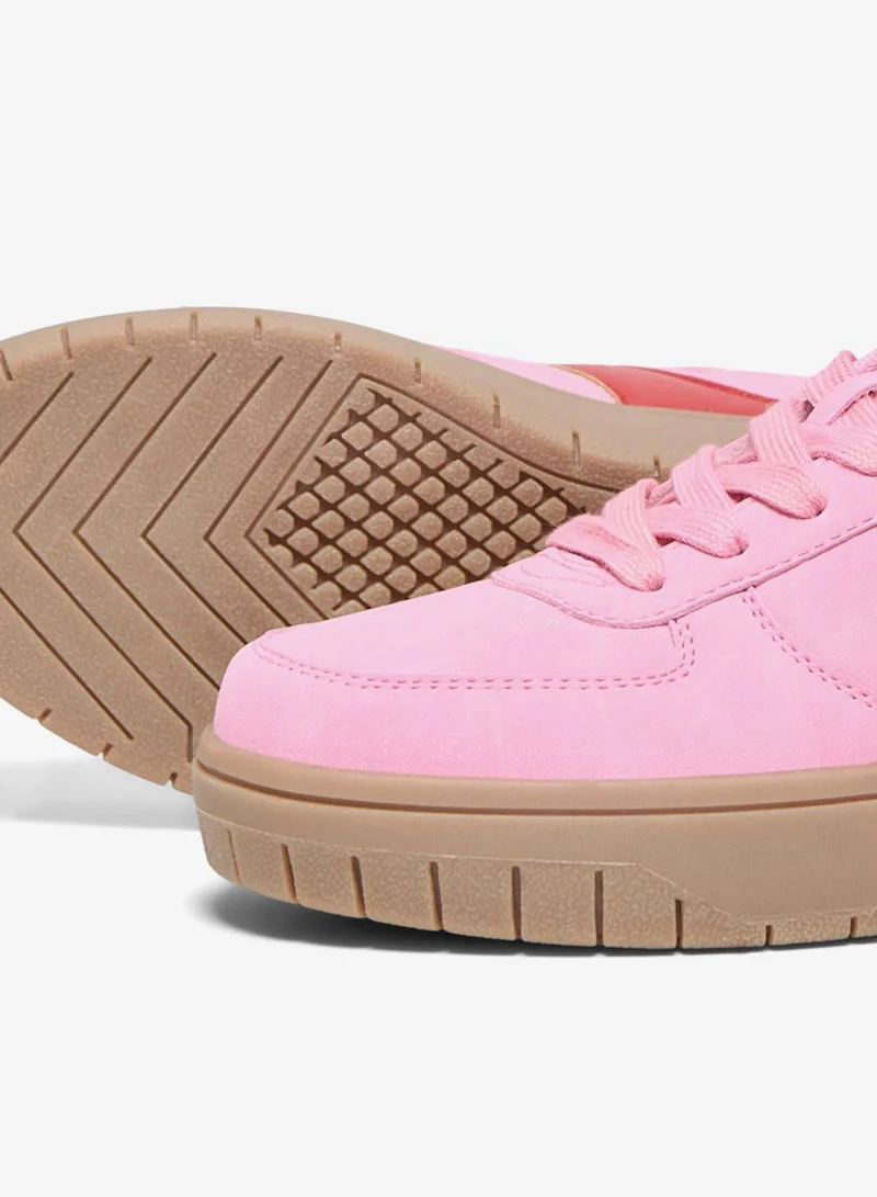 Only Aurora Pink Detail:RED Onldansal Low Top Sneakers for Women | Best Price UAE