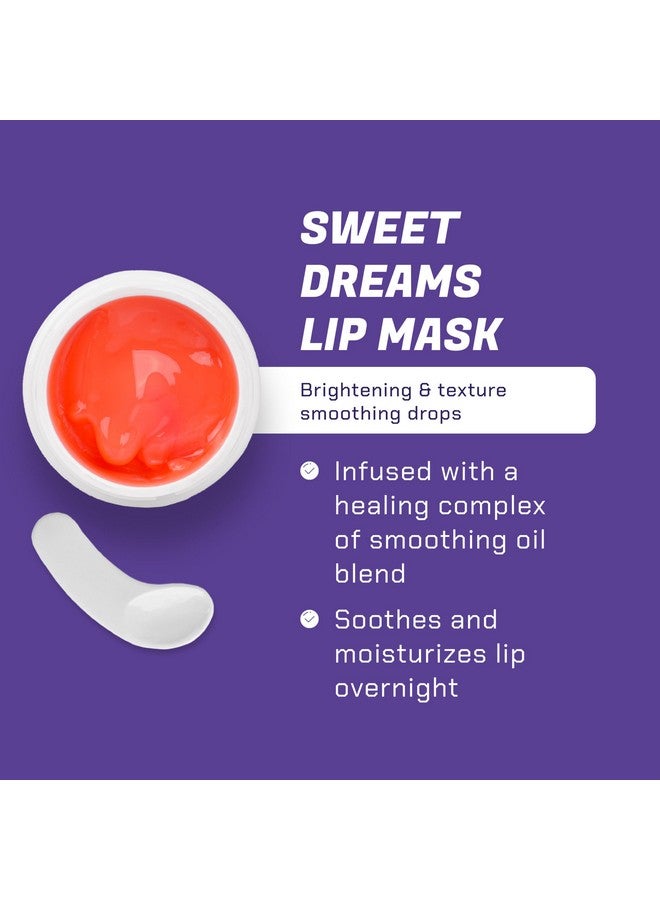 ناو بيوتي قناع الشفاه أثناء النوم من سويت دريمز، قناع الشفاه الليلي، بلسم الشفاه العضوي ومرطب الترطيب الغني بمضادات الأكسدة، خالي من البارابين والكبريتات، حجم سفر للرجال والنساء، 0.7 أونصة - Image 2