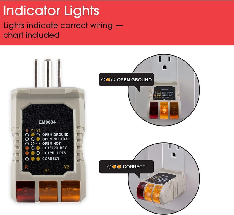 Power Gear 3-Wire Receptacle Tester - Image 4