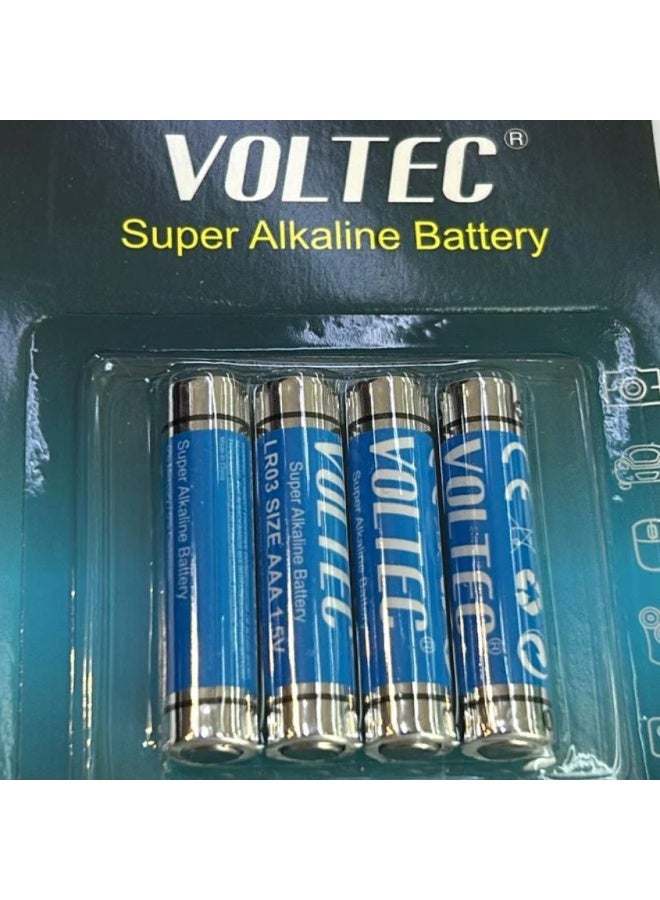 VOLTEC Super Alkaline AAA Batteries LR03 1.5V – Bulk Pack of 40 – Long Lasting, Leak-Proof, Mercury & Cadmium Free - Image 2