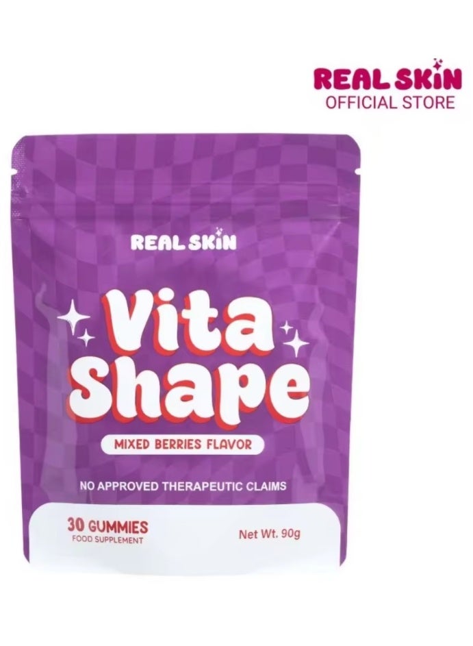 Real Skin VitaShape Mixed  Berries FLAVOR 30 GUMMIES