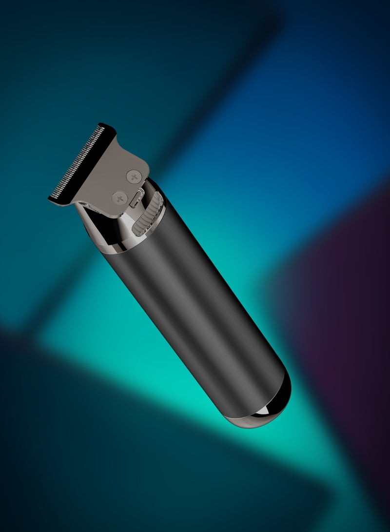 porodo T-Blade Hair and Beard Trimmer /  Cordless Operation / Adjustable Blade Sizes, Smooth & Precise Trimming / Beard Shaver, Hair Clippers / Trim, Outline, and Shave Rechargeable Hair & Beard Trimmer - Black - Image 3