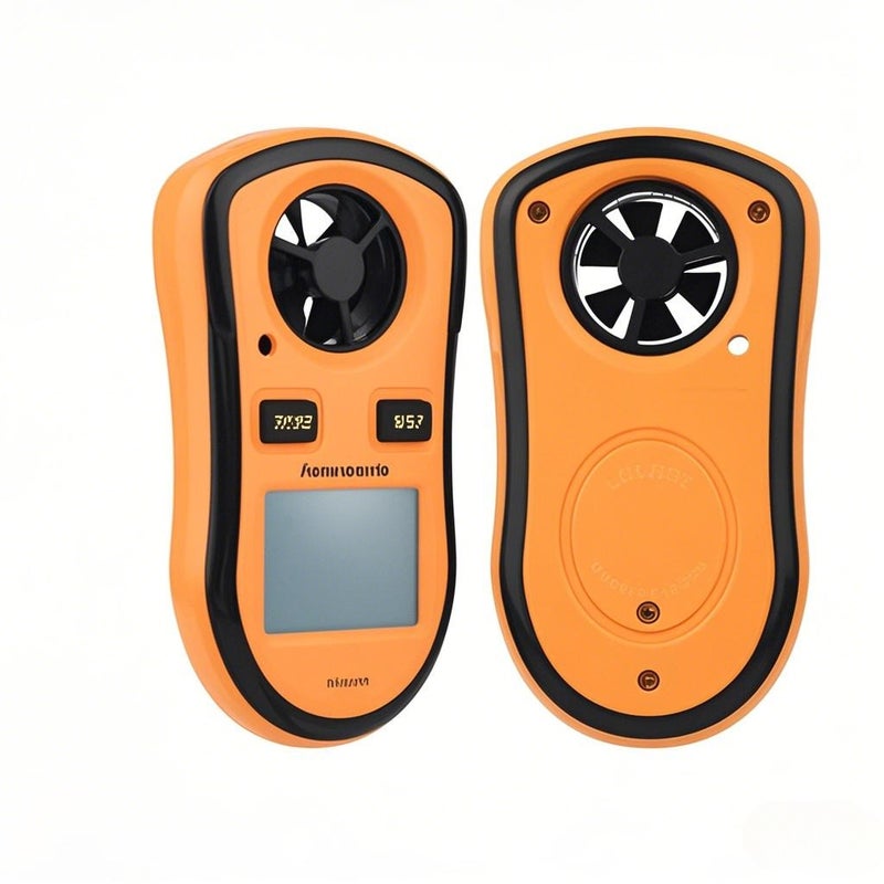 مقياس سرعة الريح الرقمي المحمول GM8908 | جهاز قياس سرعة الهواء ودرجة الحرارة مع شاشة LCD مضاءة وتحسيس برودة الريح للتصوير والركوب على الأمواج والبحرية - Image 4