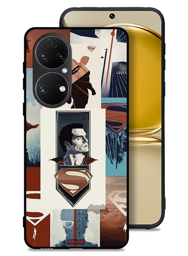 Tolwak Huawei P50E Protective Case Cover Superman Art - Image 1