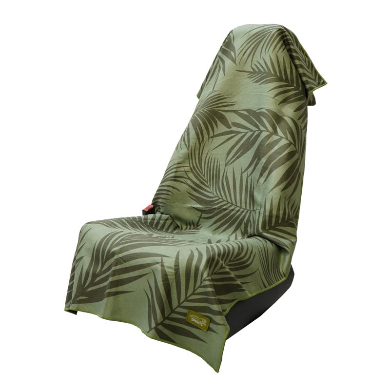 Sprints Athletic Running Towel, Full-Sized, Car Seat Cover - Performance Microfiber (Garden of Races Past) - Image 1