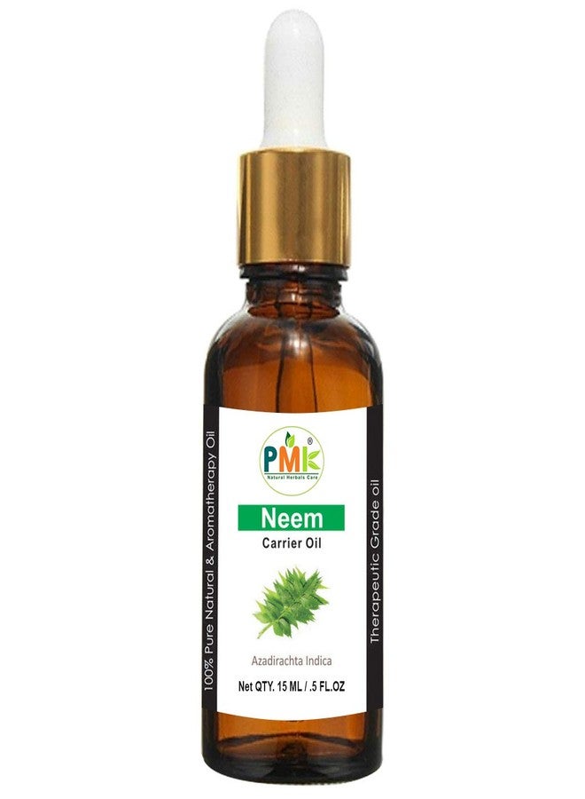 PMK 100% Pure Natural Neem Cold Pressed Carrier Oil For Hair And Skin (15ML) - Image 1