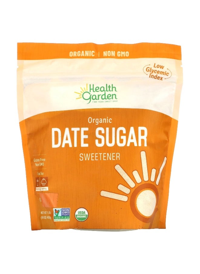 Health Garden Health Garden, Organic Date Sugar Sweetener, 16 oz (453 g)  - Image 1