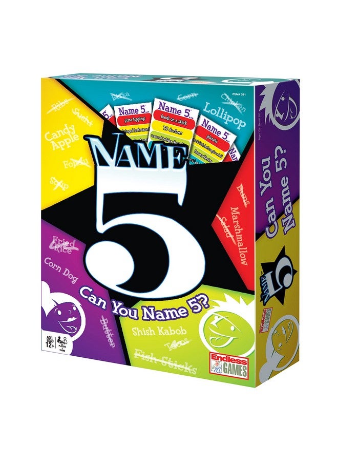 Endless Games Name 5 - Quick Thinking Game - Image 1