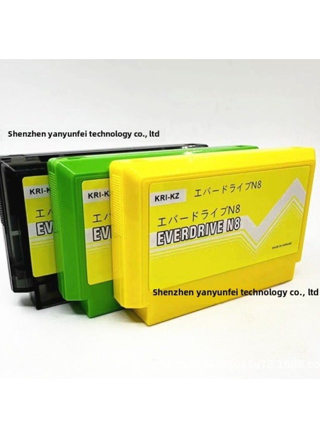 Generic - Supply FC Red And White Machine TV Game Machine Burning Card EVERDRIVE N8 Burning Card FC Burning-Color:Green - Image 1