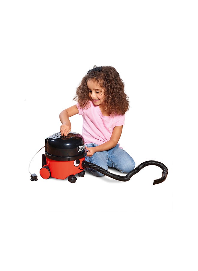 CASDON - Henry Vacuum Cleaner: Red Toy Vacuum With Real Function And Nozzle Accessories. For Children Aged 3+ - Image 1