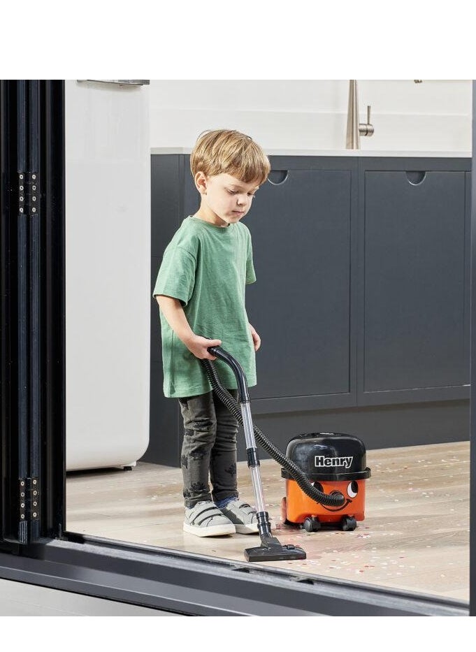 CASDON - Henry Vacuum Cleaner: Red Toy Vacuum With Real Function And Nozzle Accessories. For Children Aged 3+ - Image 1