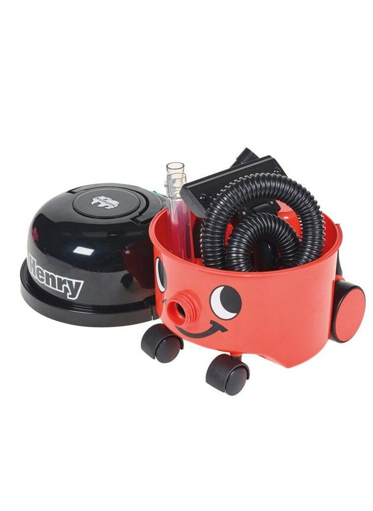 CASDON - Henry Vacuum Cleaner: Red Toy Vacuum With Real Function And Nozzle Accessories. For Children Aged 3+ - Image 1