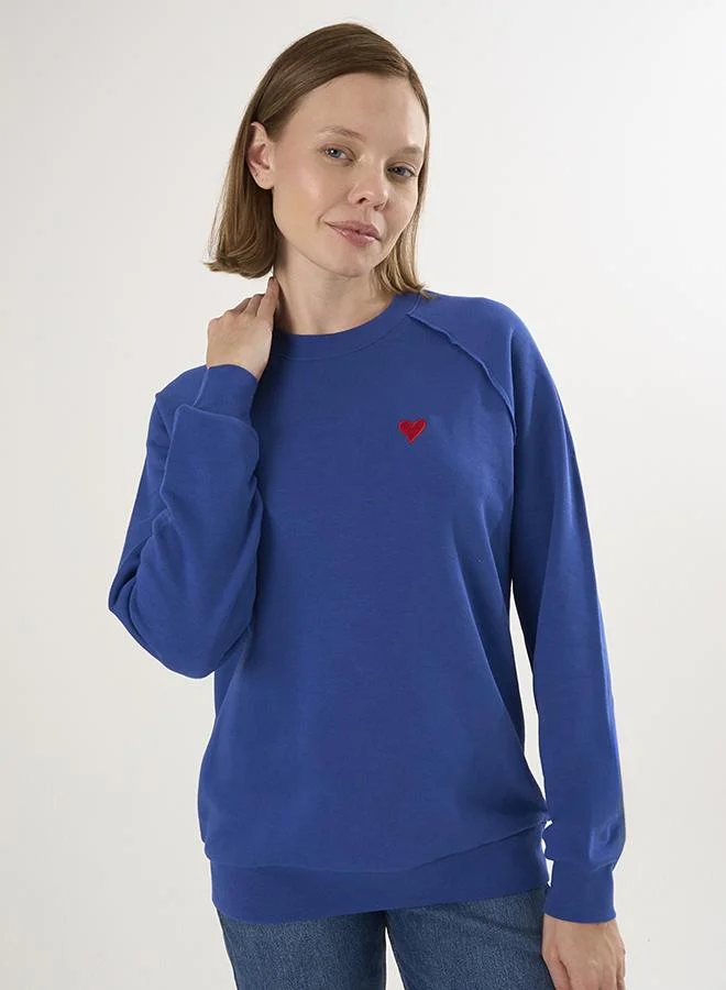 FELIX HARDY Basic Crew Neck Sweatshirt